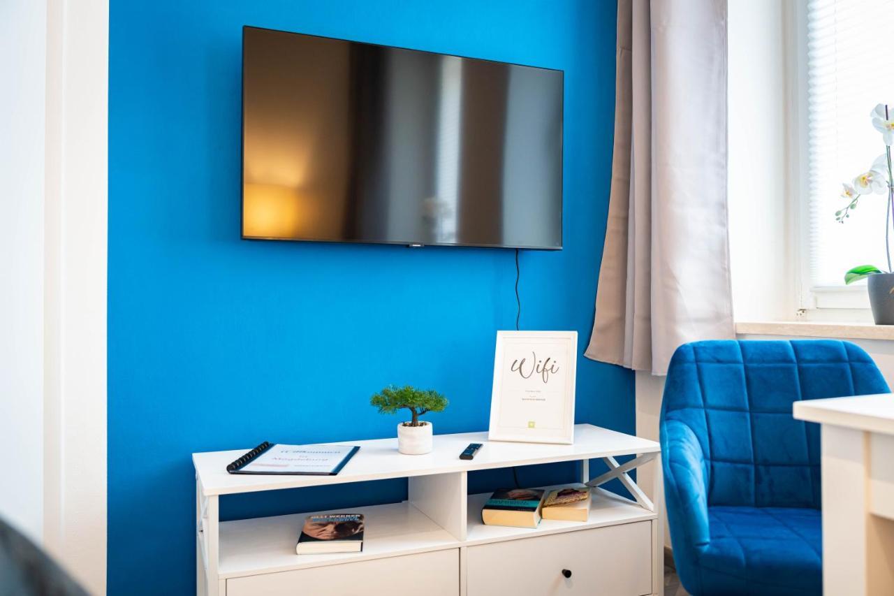 Apartmento Blue Magdeburg - Zentral - Wifi - Netflix Exterior foto